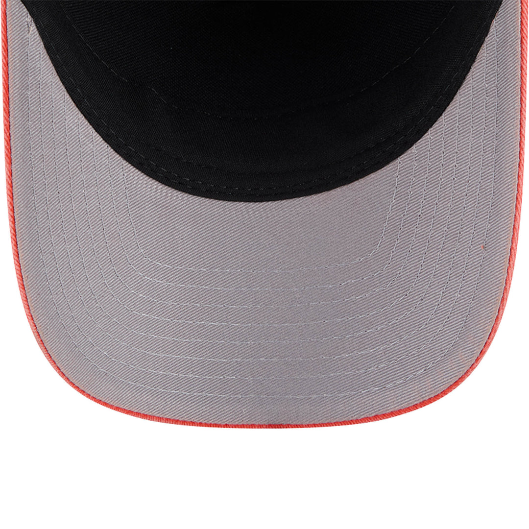 Edmonton Oilers New Era Blue & Orange Worn Denim 9FORTY M-Crown Snapback Hat
