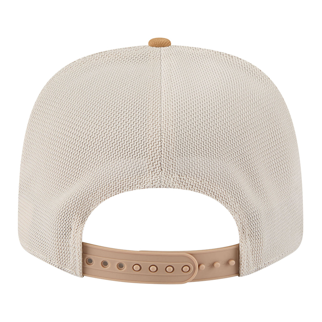 Edmonton Oilers New Era Brown 9SEVENTY Home Logo Trucker Stretch Snapback Hat