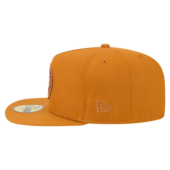 Edmonton Oilers New Era Color Pack Burnt Orange 59FIFTY A-Frame Fitted Hat