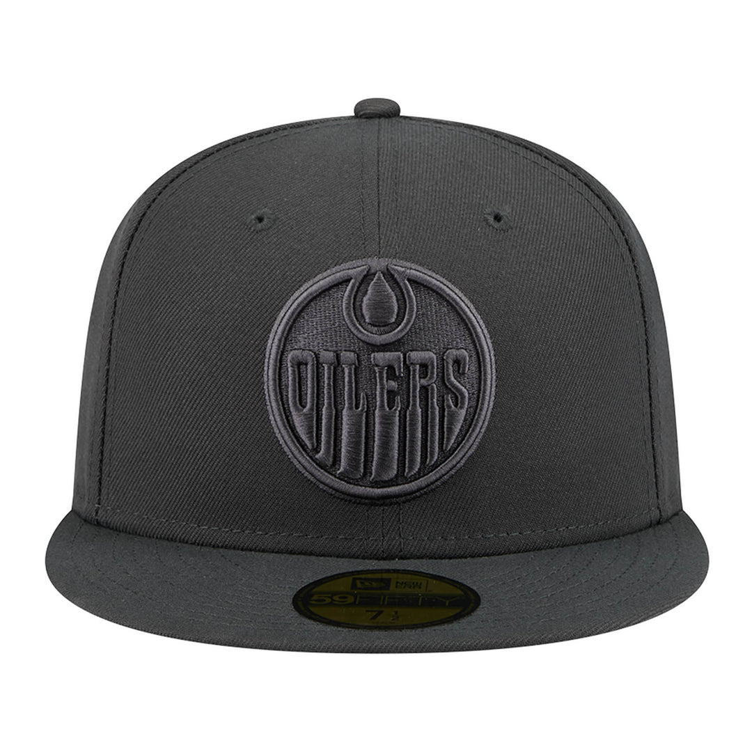 Edmonton Oilers New Era Color Pack Charcoal Grey 59FIFTY Fitted Hat