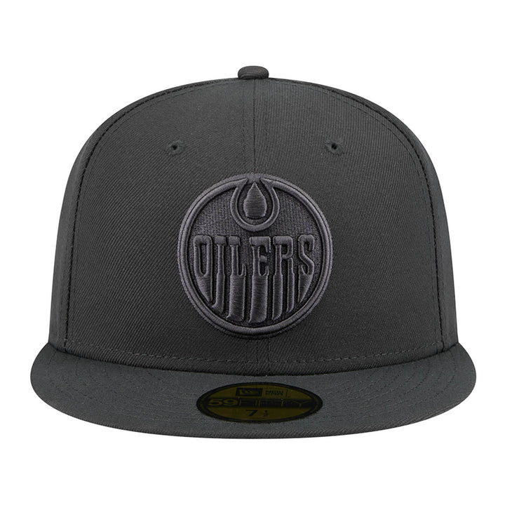 Edmonton Oilers New Era Color Pack Charcoal Grey 59FIFTY Fitted Hat