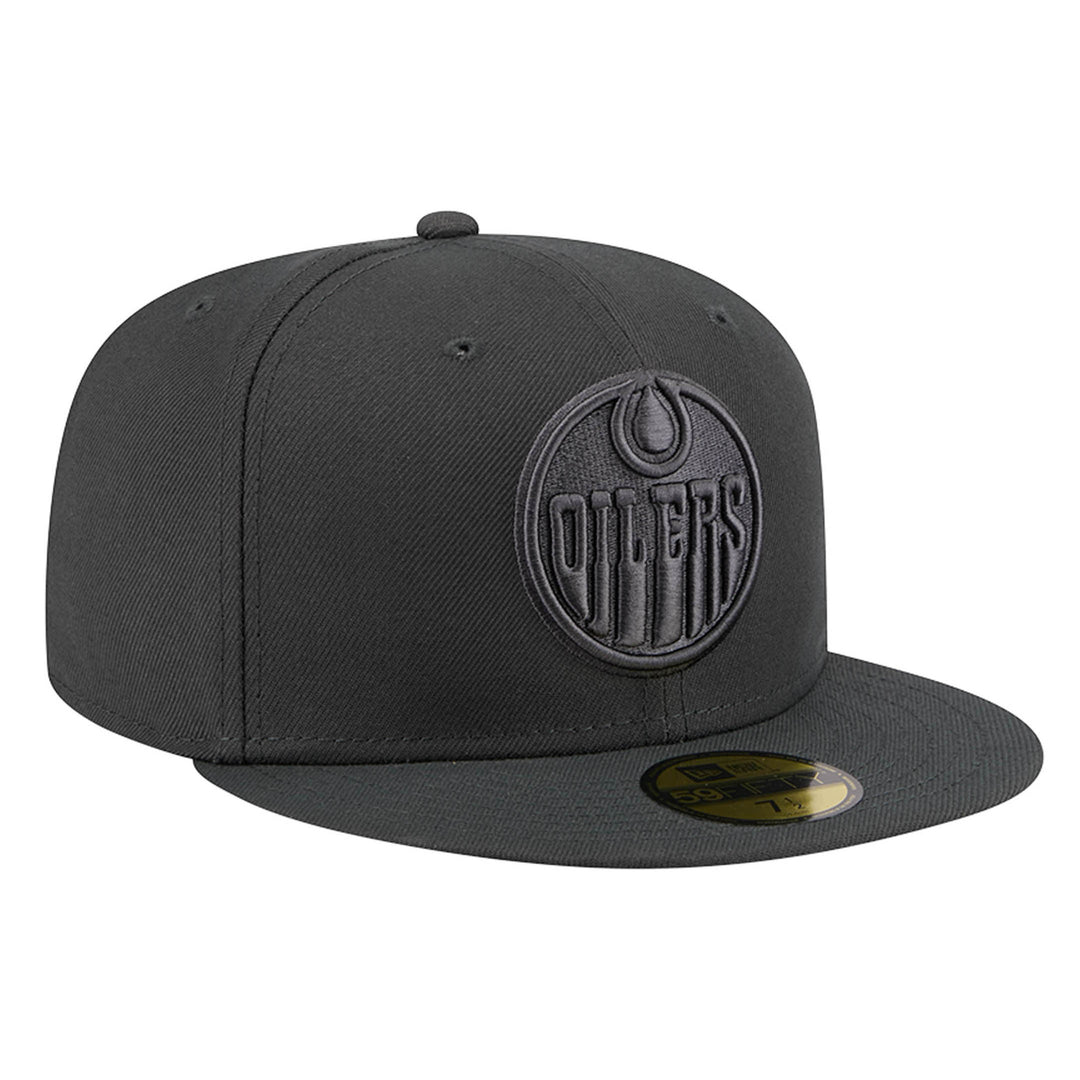 Edmonton Oilers New Era Color Pack Charcoal Grey 59FIFTY Fitted Hat
