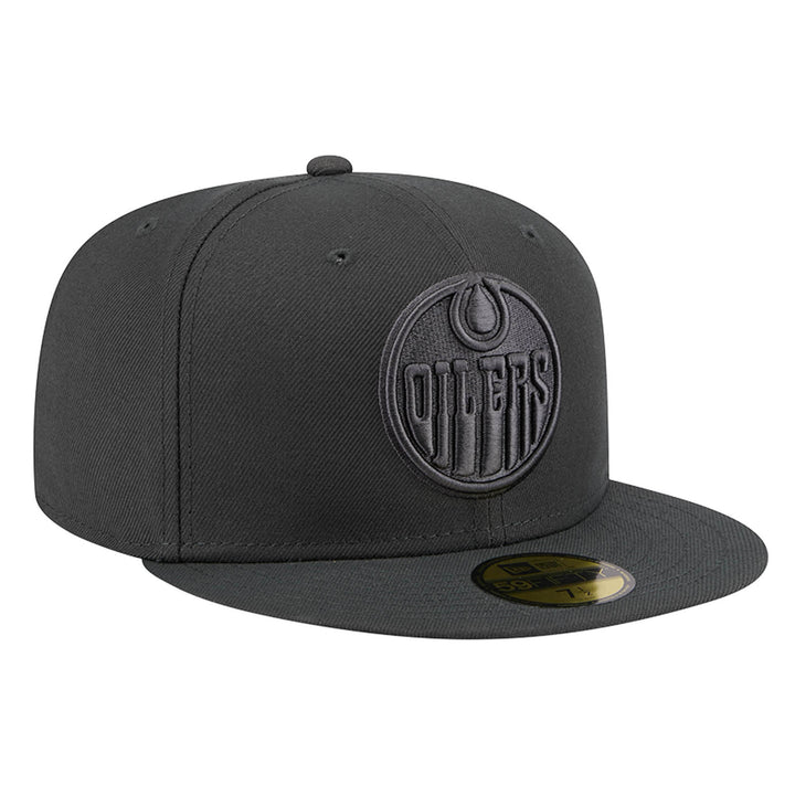Edmonton Oilers New Era Color Pack Charcoal Grey 59FIFTY Fitted Hat