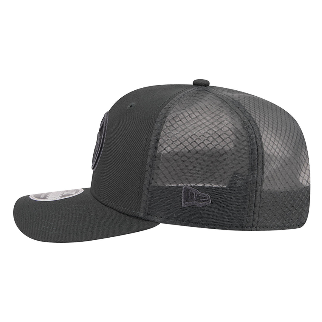 Edmonton Oilers New Era Color Pack Charcoal Grey 9SEVENTY Mesh Stretch Snapback Hat