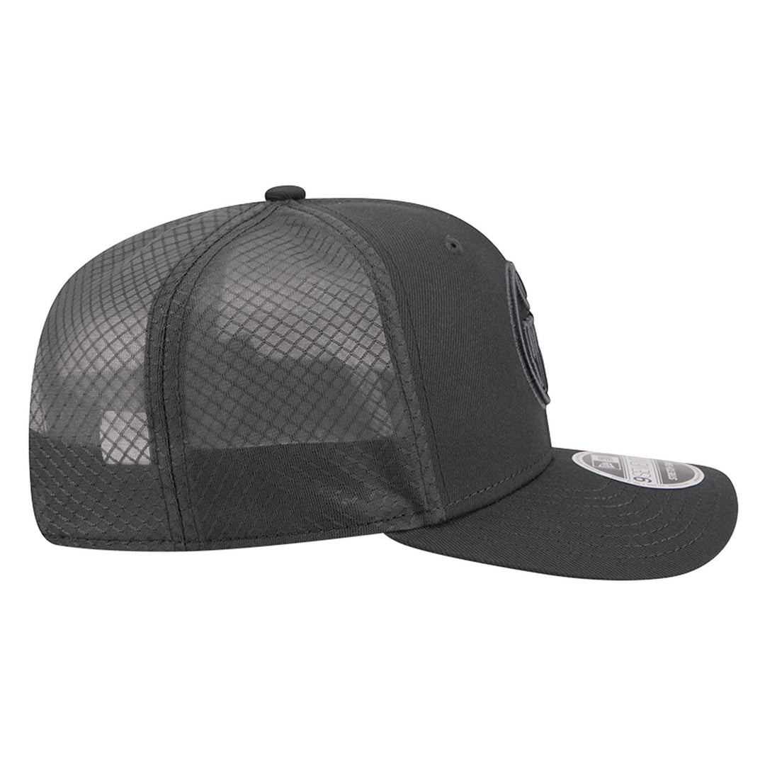 Edmonton Oilers New Era Color Pack Charcoal Grey 9SEVENTY Mesh Stretch Snapback Hat