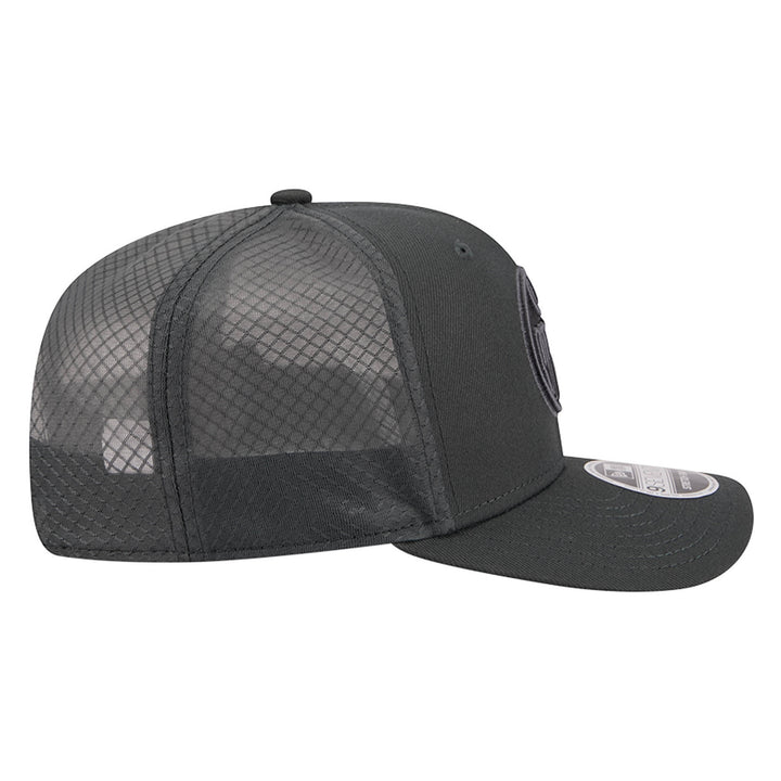 Edmonton Oilers New Era Color Pack Charcoal Grey 9SEVENTY Mesh Stretch Snapback Hat