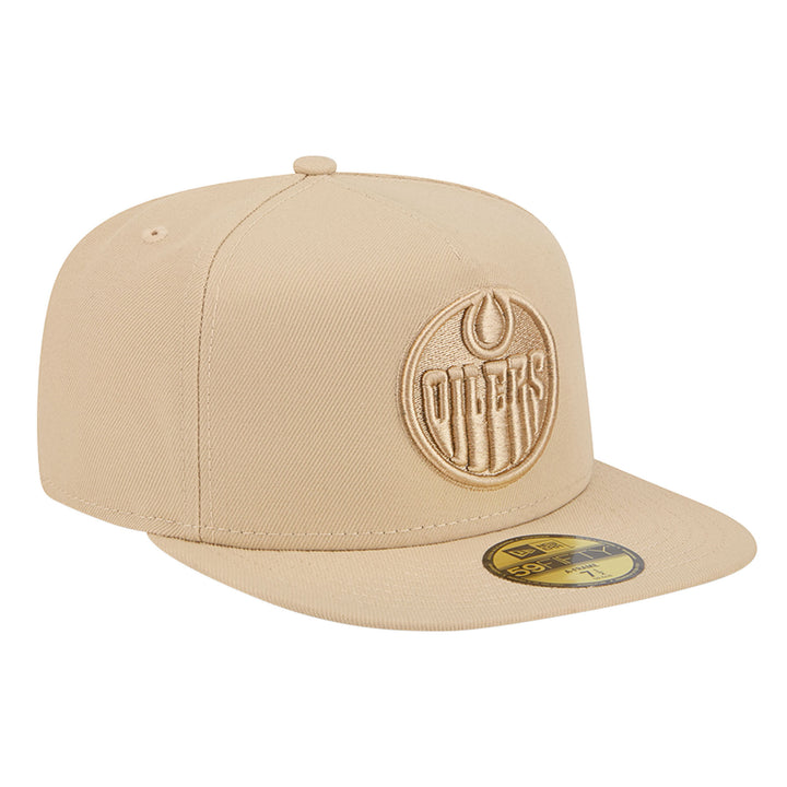 Edmonton Oilers New Era Color Pack Cream 59FIFTY A-Frame Fitted Hat