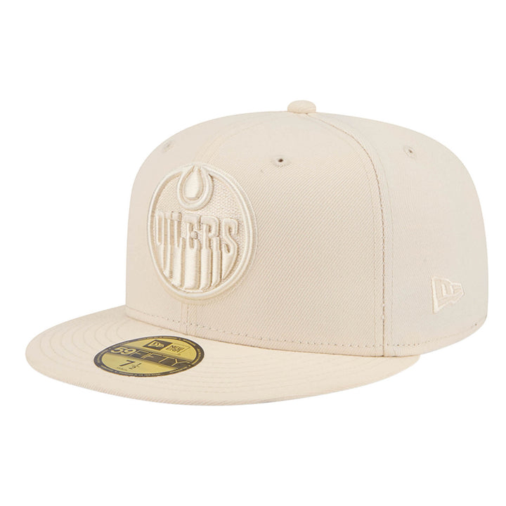 Edmonton Oilers New Era Color Pack Cream 59FIFTY Fitted Hat