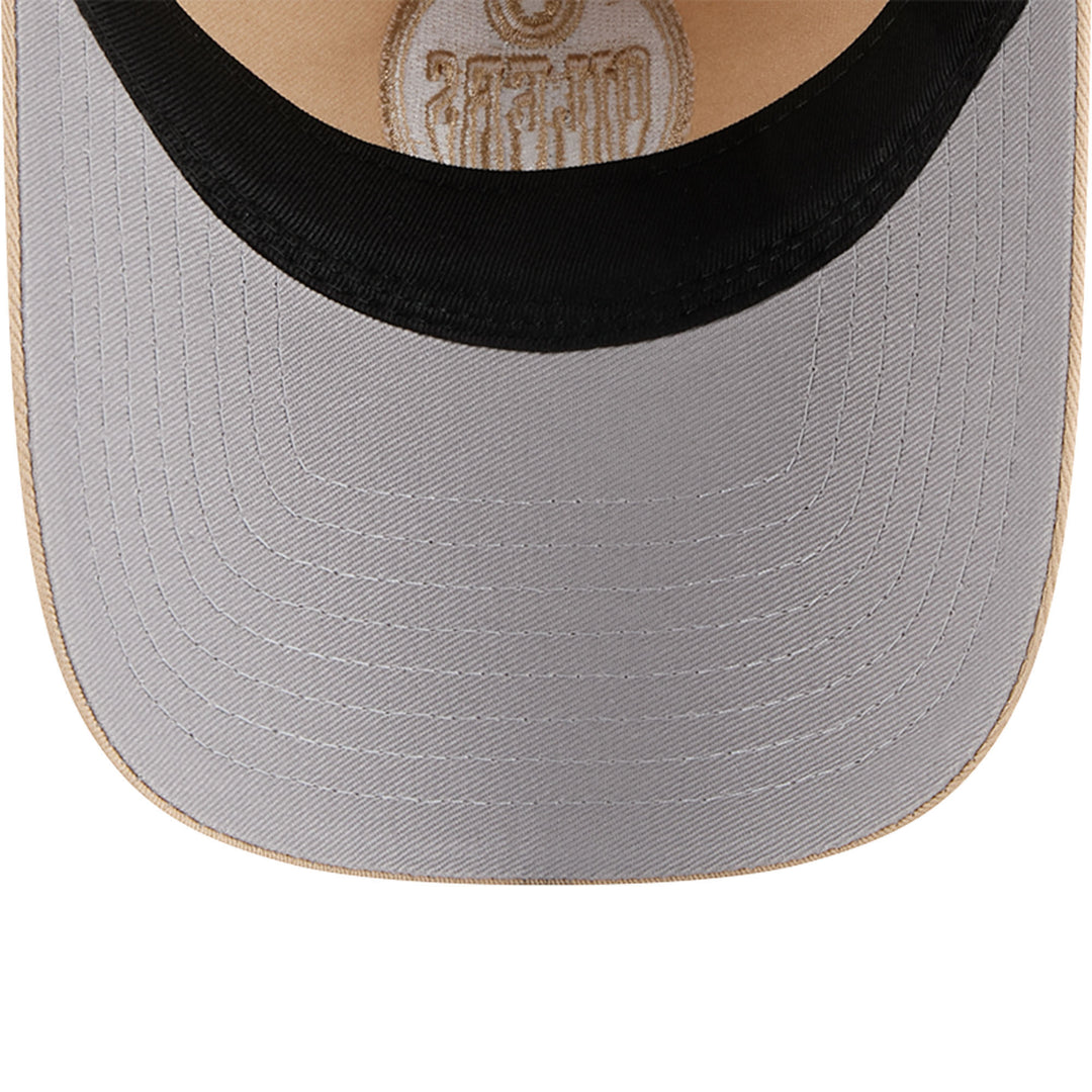 Edmonton Oilers New Era Color Pack Cream 9TWENTY Adjustable Hat