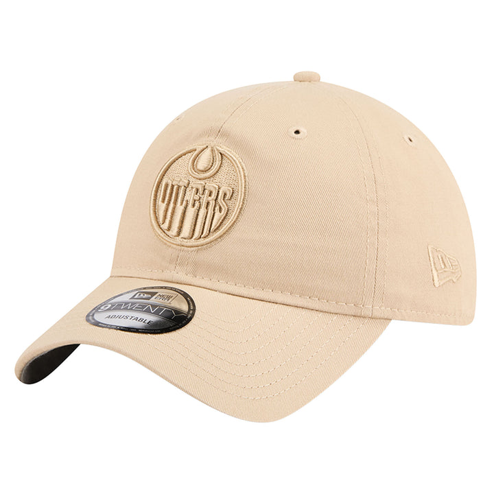 Edmonton Oilers New Era Color Pack Cream 9TWENTY Adjustable Hat