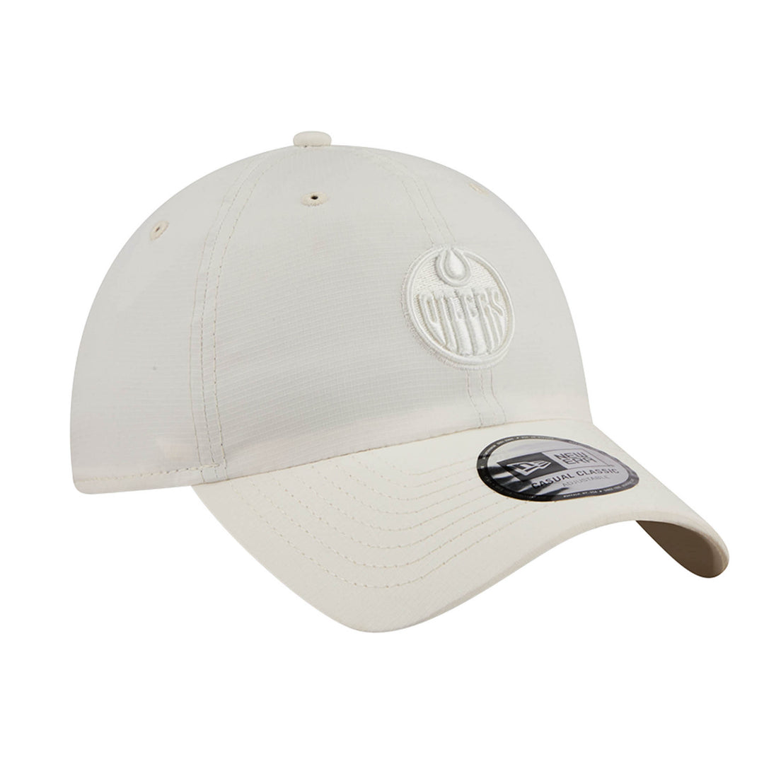 Edmonton Oilers New Era Color Pack Cream Ripstop Casual Classic Adjustable Hat