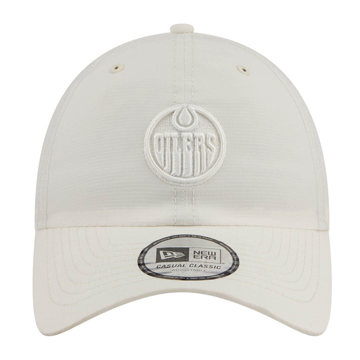 Edmonton Oilers New Era Color Pack Cream Ripstop Casual Classic Adjustable Hat