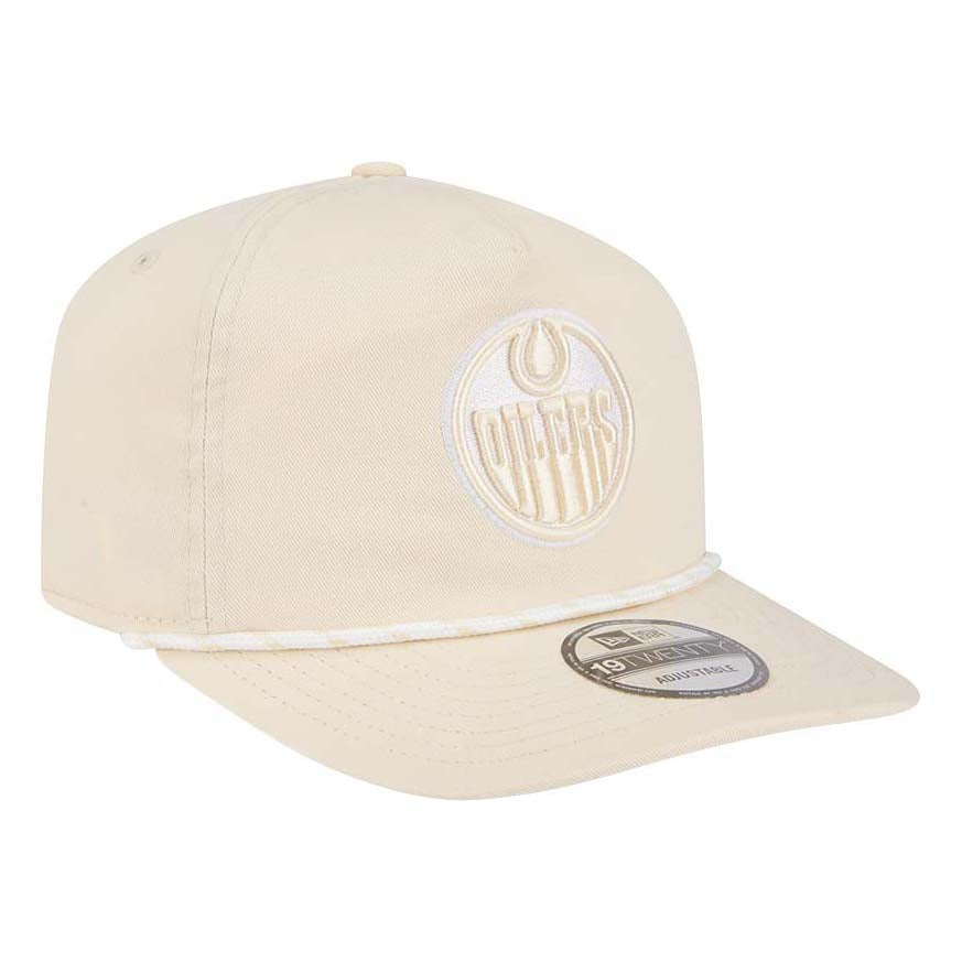 Edmonton Oilers New Era Color Pack Cream Rope 19TWENTY Snapback Hat