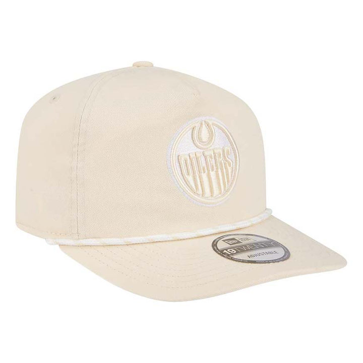 Edmonton Oilers New Era Color Pack Cream Rope 19TWENTY Snapback Hat