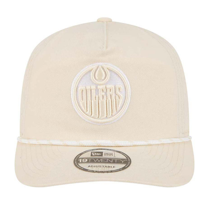 Edmonton Oilers New Era Color Pack Cream Rope 19TWENTY Snapback Hat