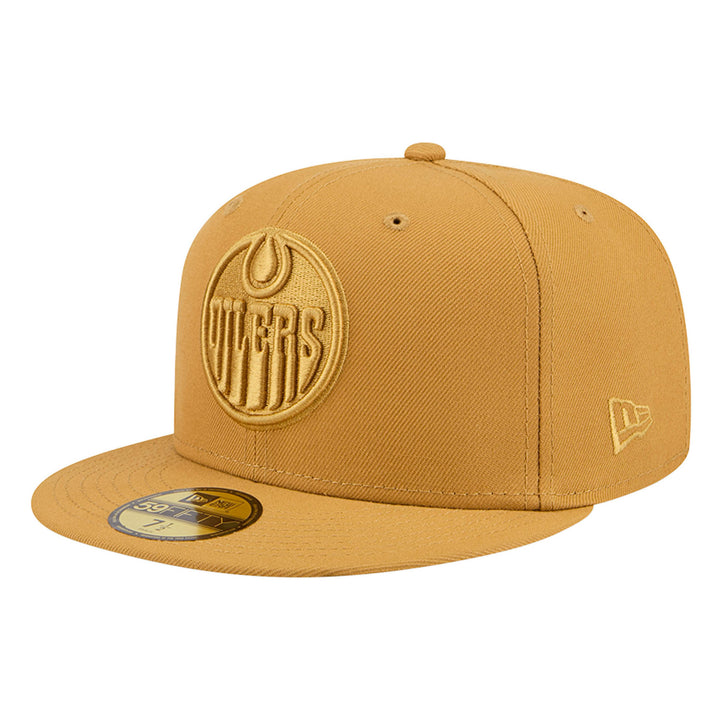 Edmonton Oilers New Era Color Pack Mustard Yellow 59FIFTY Fitted Hat