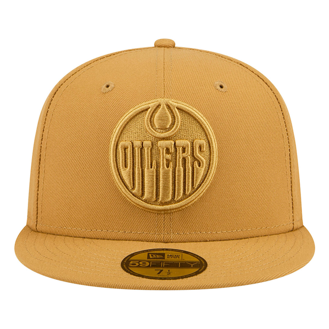 Edmonton Oilers New Era Color Pack Mustard Yellow 59FIFTY Fitted Hat