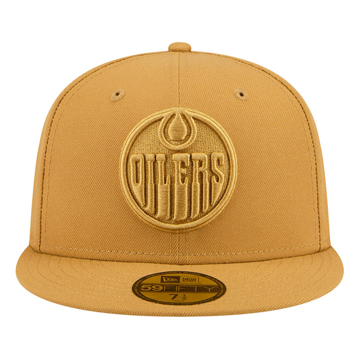 Edmonton Oilers New Era Color Pack Mustard Yellow 59FIFTY Fitted Hat
