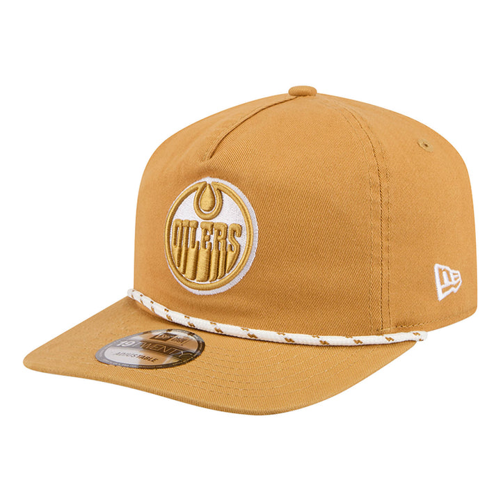 Edmonton Oilers New Era Color Pack Mustard Yellow Rope 19TWENTY Snapback Hat