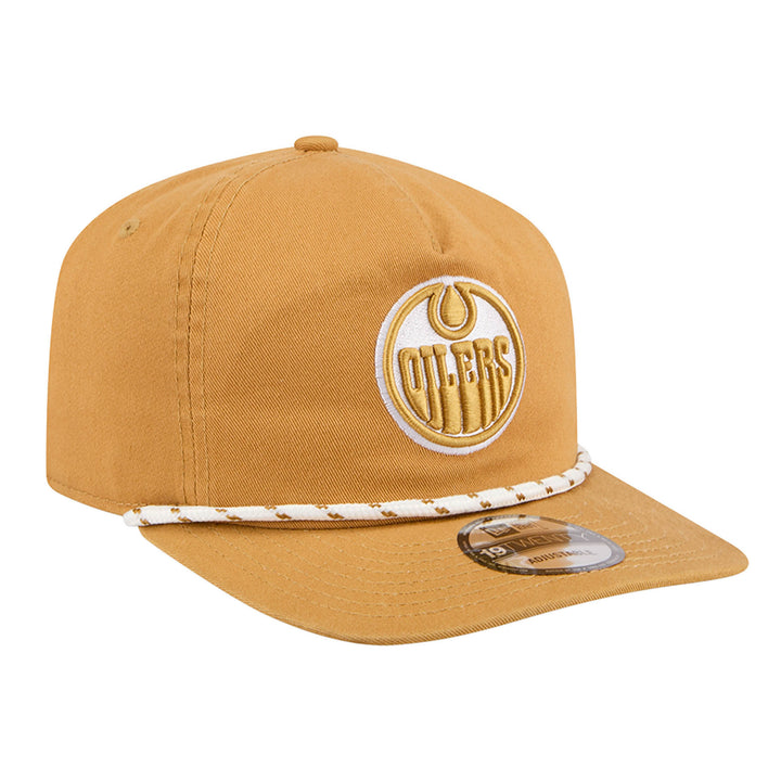 Edmonton Oilers New Era Color Pack Mustard Yellow Rope 19TWENTY Snapback Hat