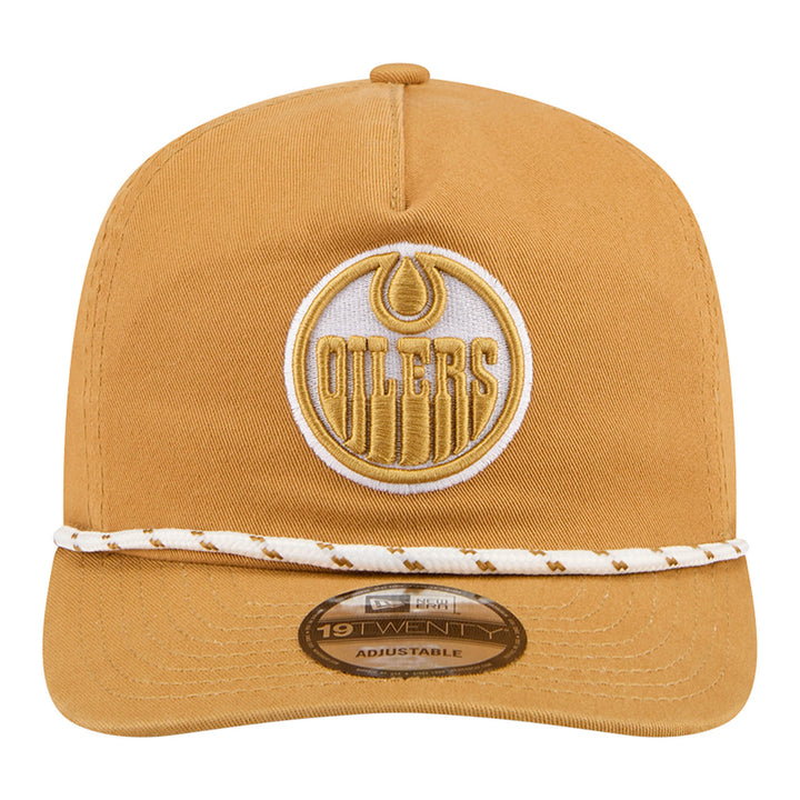 Edmonton Oilers New Era Color Pack Mustard Yellow Rope 19TWENTY Snapback Hat