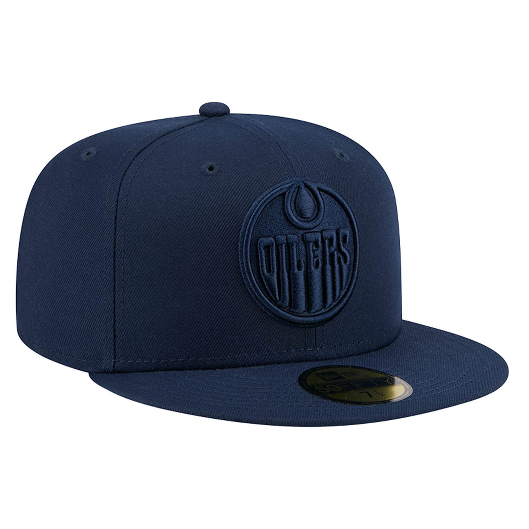 Edmonton Oilers New Era Color Pack Navy Blue 59FIFTY Fitted Hat