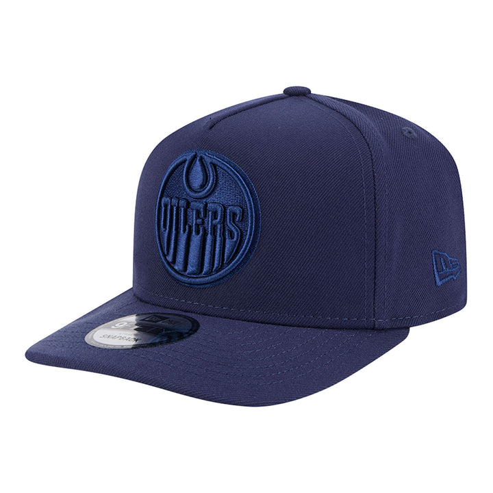 Edmonton Oilers New Era Color Pack Navy Blue 9FIFTY A-Frame Snapback Hat
