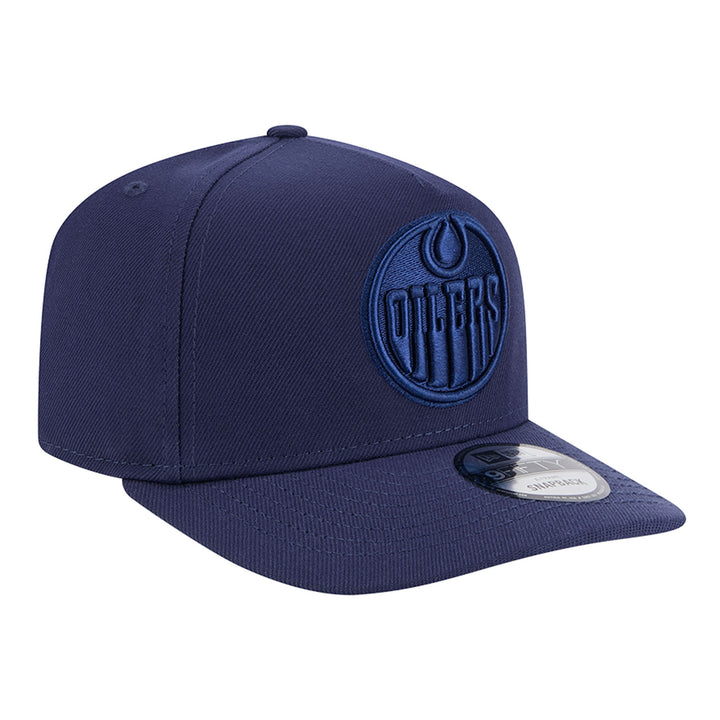 Edmonton Oilers New Era Color Pack Navy Blue 9FIFTY A-Frame Snapback Hat