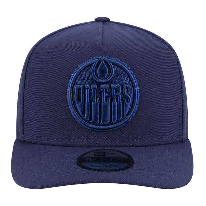 Edmonton Oilers New Era Color Pack Navy Blue 9FIFTY A-Frame Snapback Hat
