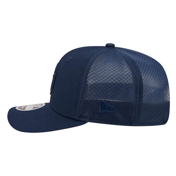 Edmonton Oilers New Era Color Pack Navy Blue 9SEVENTY Mesh Stretch Snapback Hat