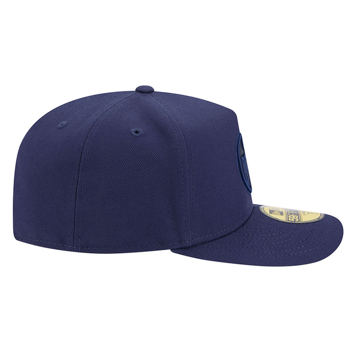 Edmonton Oilers New Era Color Pack Navy Blue 59FIFTY A-Frame Fitted Hat