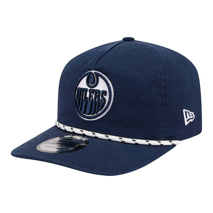 Edmonton Oilers New Era Color Pack Navy Blue Rope 19TWENTY Snapback Hat