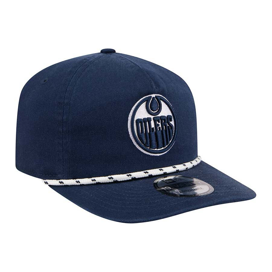 Edmonton Oilers New Era Color Pack Navy Blue Rope 19TWENTY Snapback Hat