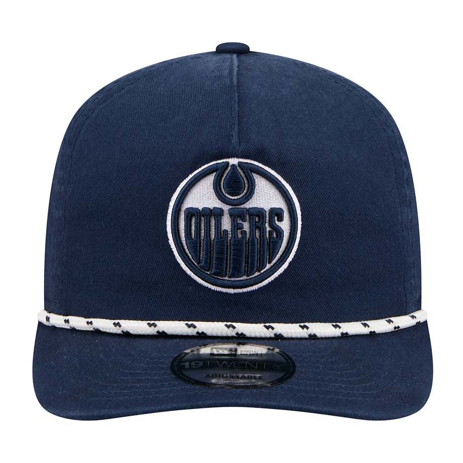 Edmonton Oilers New Era Color Pack Navy Blue Rope 19TWENTY Snapback Hat