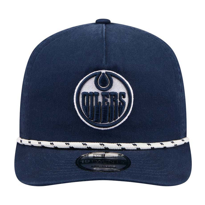 Edmonton Oilers New Era Color Pack Navy Blue Rope 19TWENTY Snapback Hat