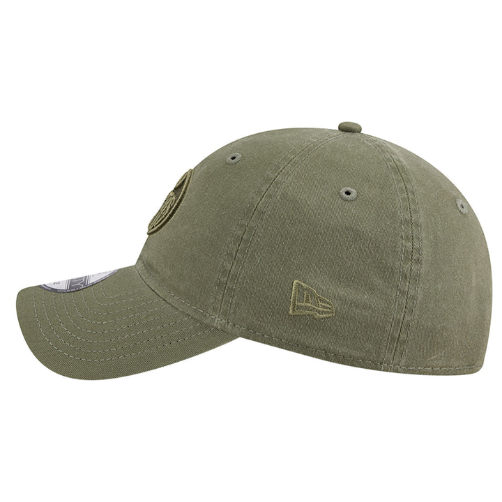 Edmonton Oilers New Era Color Pack Olive Green 9TWENTY Adjustable Hat