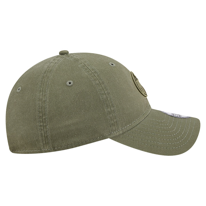 Edmonton Oilers New Era Color Pack Olive Green 9TWENTY Adjustable Hat