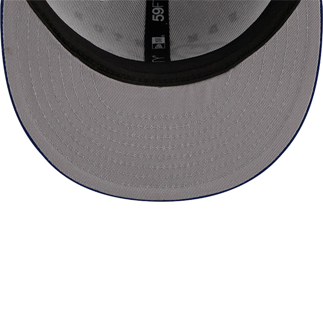 Edmonton Oilers New Era Color Pack Script White & Blue 59FIFTY Fitted Hat