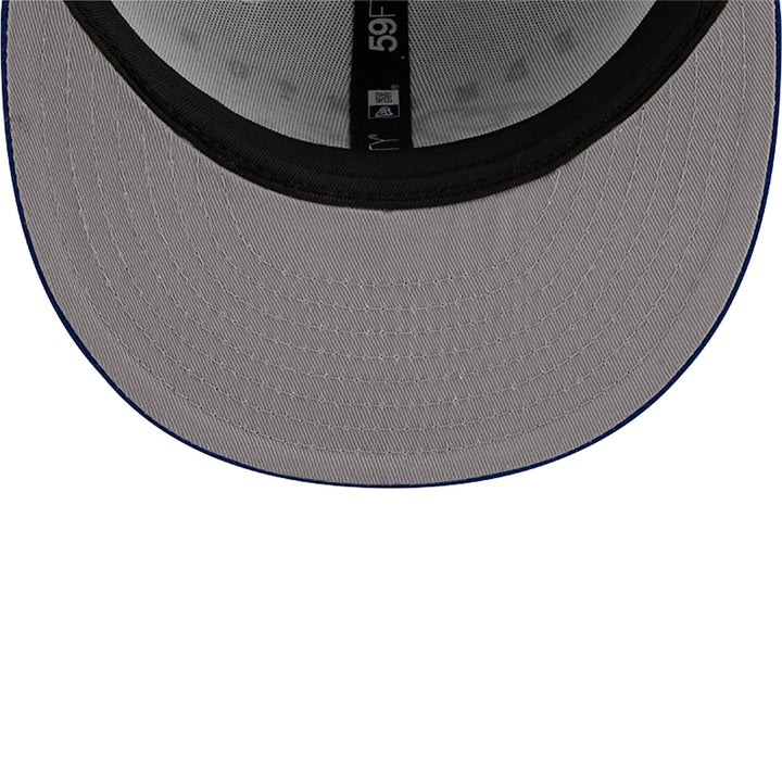 Edmonton Oilers New Era Color Pack Script White & Blue 59FIFTY Fitted Hat