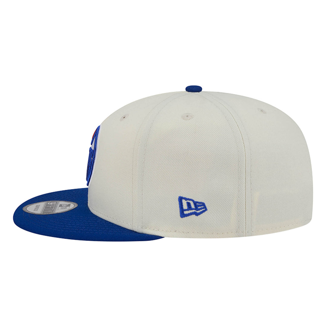Edmonton Oilers New Era Cream Localized 9FIFTY Snapback Hat