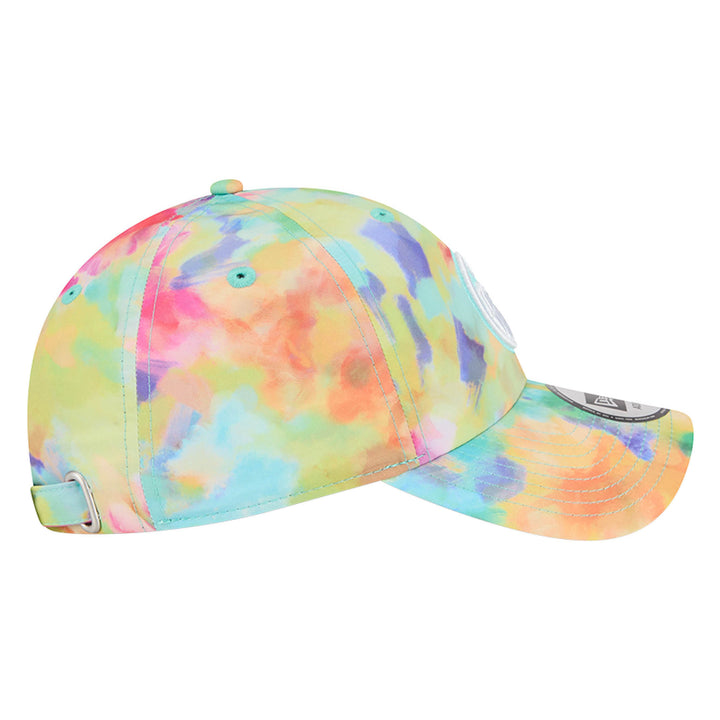 Edmonton Oilers New Era Green Watercolor Casual Classic Adjustable Hat
