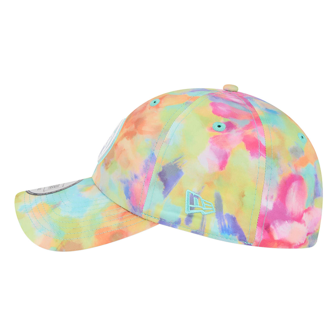 Edmonton Oilers New Era Green Watercolor Casual Classic Adjustable Hat
