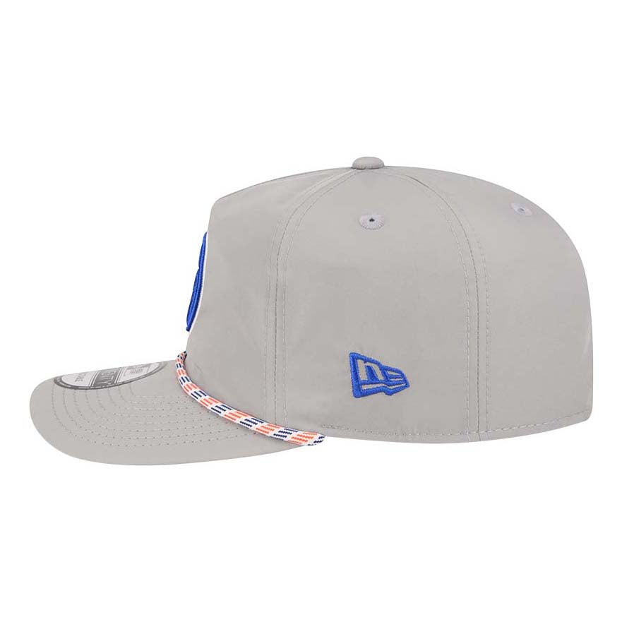 Edmonton Oilers New Era Grey Rope 19TWENTY Snapback Hat