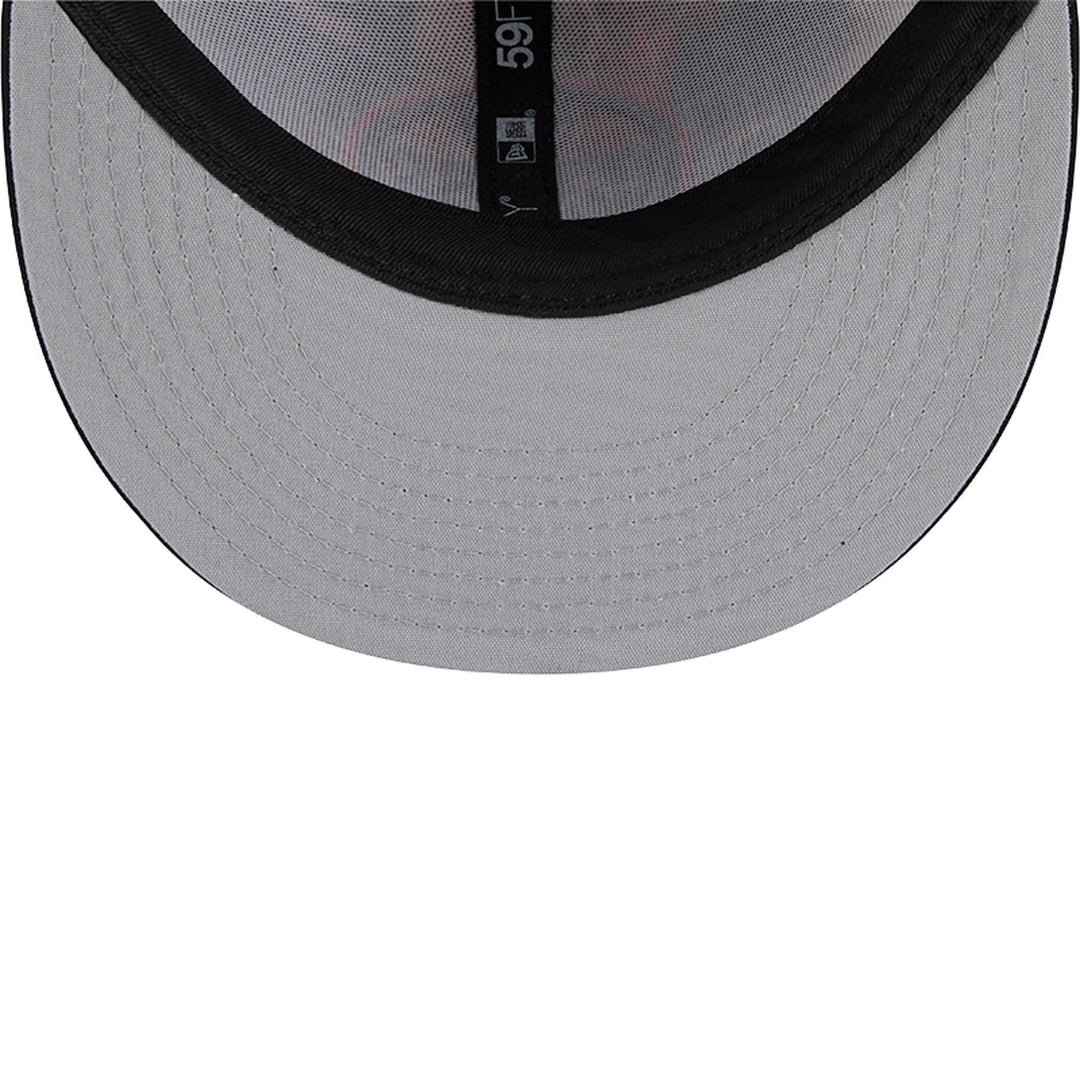 Edmonton Oilers New Era Orange Leaves 59FIFTY Fitted Hat