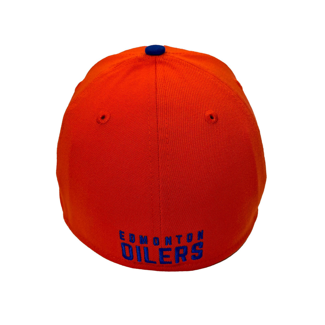 Edmonton Oilers New Era Orange & Royal 39THIRTY Flex Hat