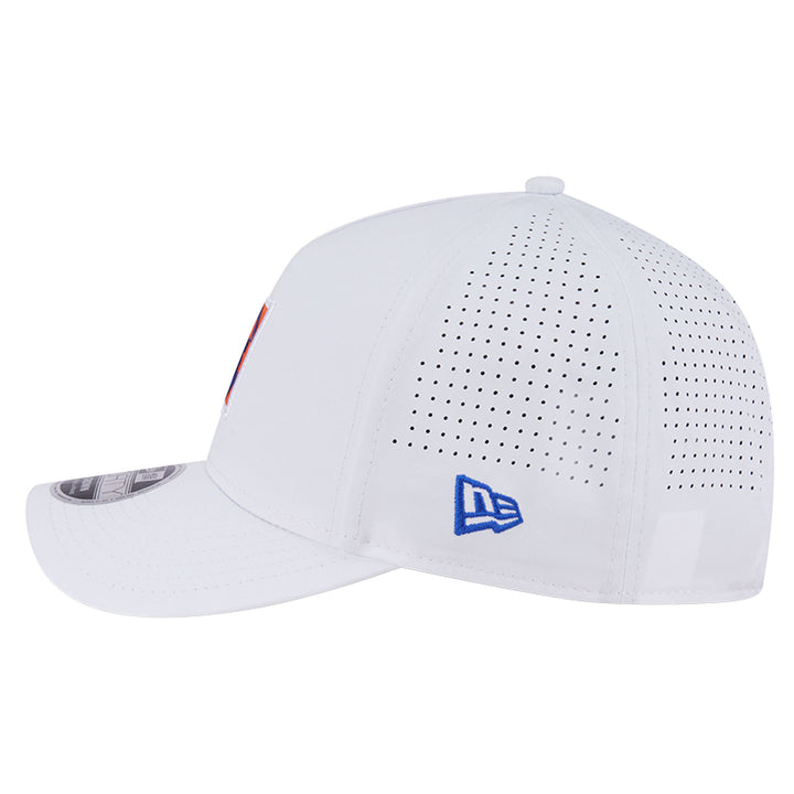 Edmonton Oilers New Era Patch White 9FORTY A-Frame Snapback Hat
