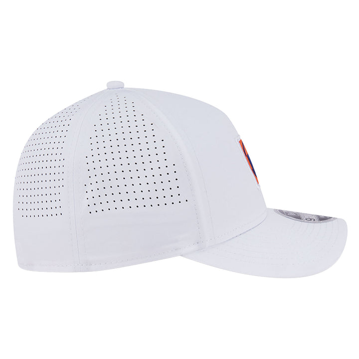 Edmonton Oilers New Era Patch White 9FORTY A-Frame Snapback Hat
