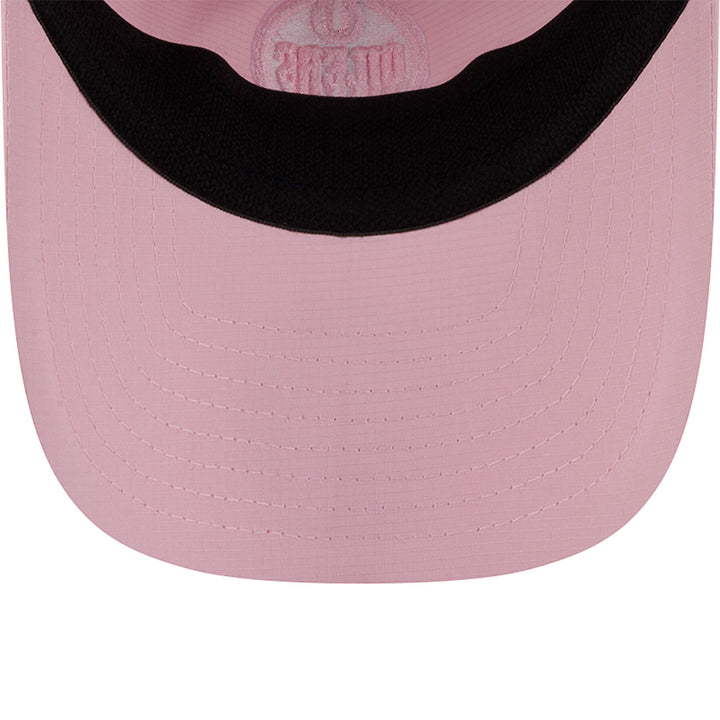 Edmonton Oilers New Era Pink Ripstop Casual Classic Adjustable Hat