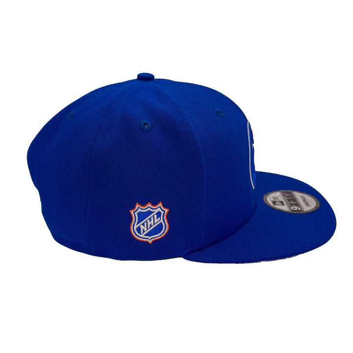 Edmonton Oilers New Era Royal 9FIFTY Primary Logo Snapback Hat