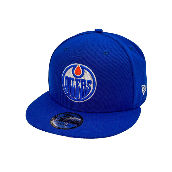 Edmonton Oilers New Era Royal 9FIFTY Primary Logo Snapback Hat